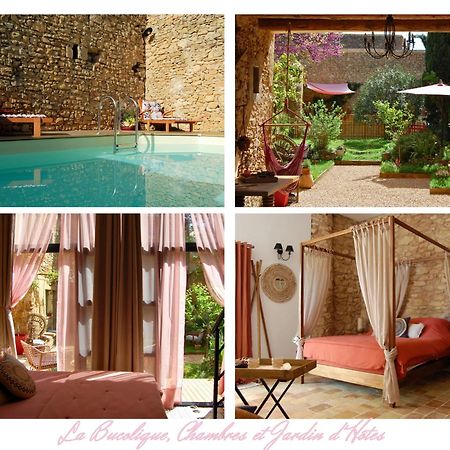 La Bucolique, Chambres Et Jardin D'Hotes Sabran Exterior foto